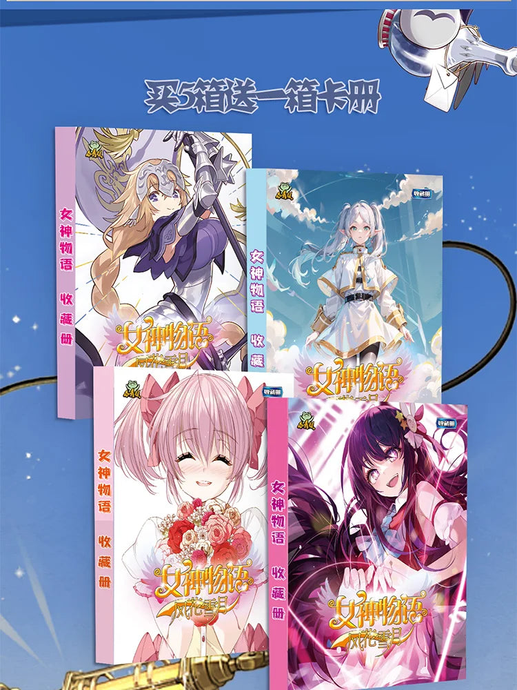 New Goddess Story Card Fufeng Kapitel Bunte Blitzkarte Anime-Charakter-Sammelkartenspiele Spielzeug Kindergeschenke