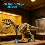 3145 Teile 76968 Dinosaurier-Park Fossilien Bausteine Set Erwachsene Zusammengebauter Steine Modell Spielzeug Geburtstagsgeschenke Kompatibel mit Set