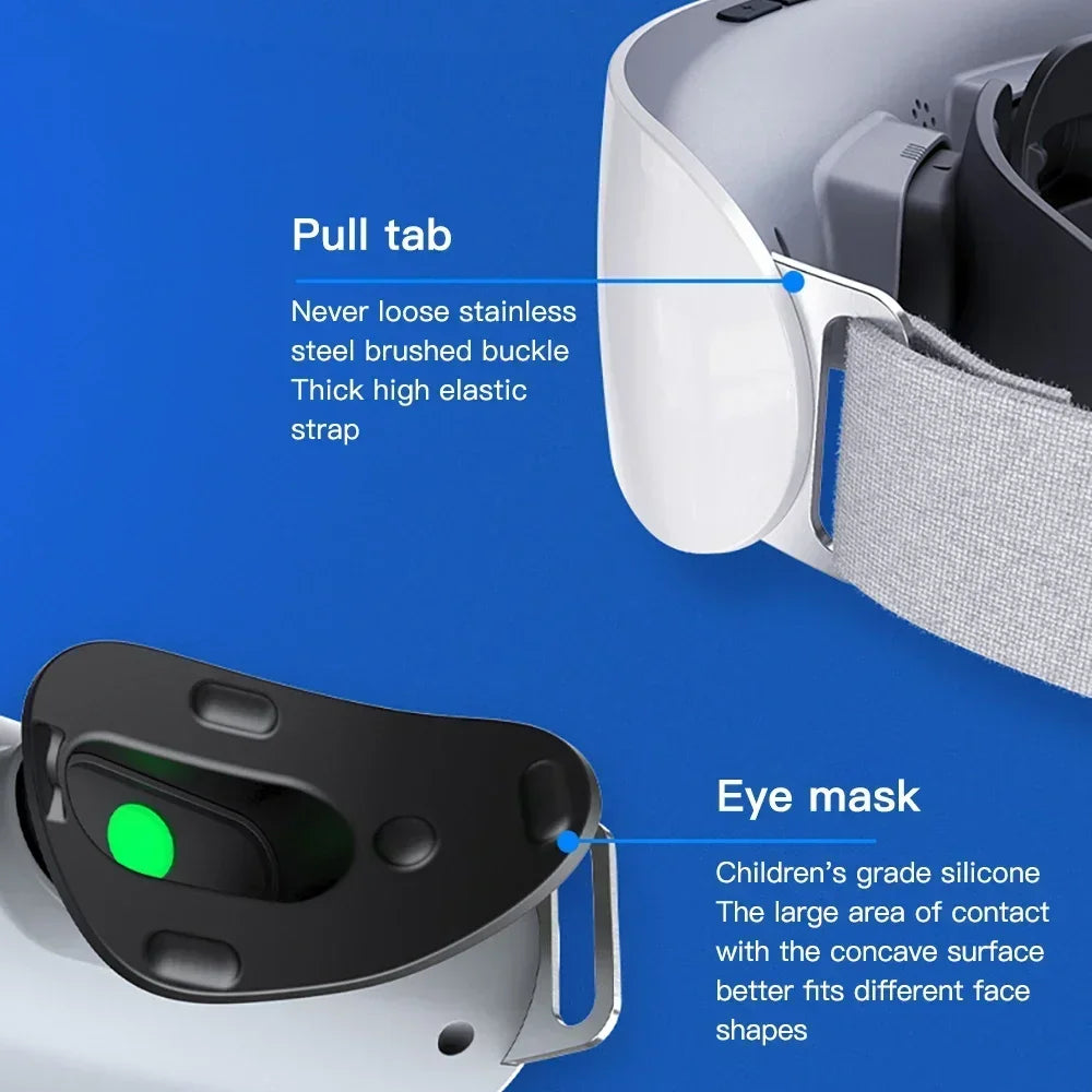 Visionswiederherstellungs-Augenmassagegerät Grünes Licht Vision Recovery Trainingsinstrument EMS Akupressur Augenschutz Wiederherstellung Kurzsichtigkeit Kind