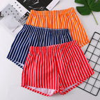 Herrenunterwäsche Boxershorts Gestreifte Lose Shorts Trend Herren Slips 100% Baumwolle Arrow Pants Klassische Basics Hauskleidung Schlafunterhosen