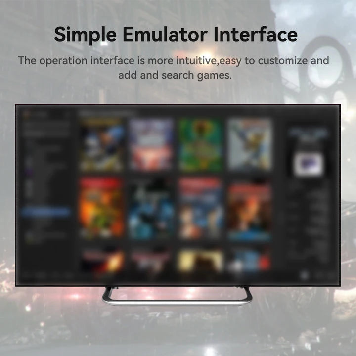 Launchbox 2T Spiele-Festplatte für PS4/PS3/PS2/Wii/WiiU/GAMECUBE etc. mit über 4200 3D/PC-Spielen, tragbare Spielekonsole für Laptops