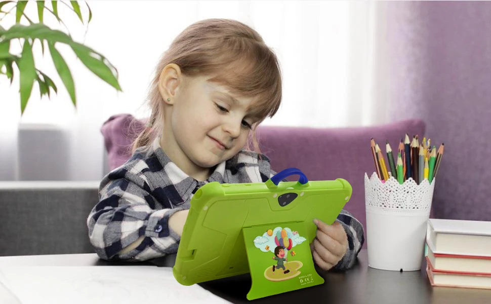 Neues 5G WIFI 7 Zoll Android Kinder-Tablet Quad Core 4GB RAM 64GB ROM Dual-Kameras Günstiges und einfaches Kindergeschenk Tablet PC