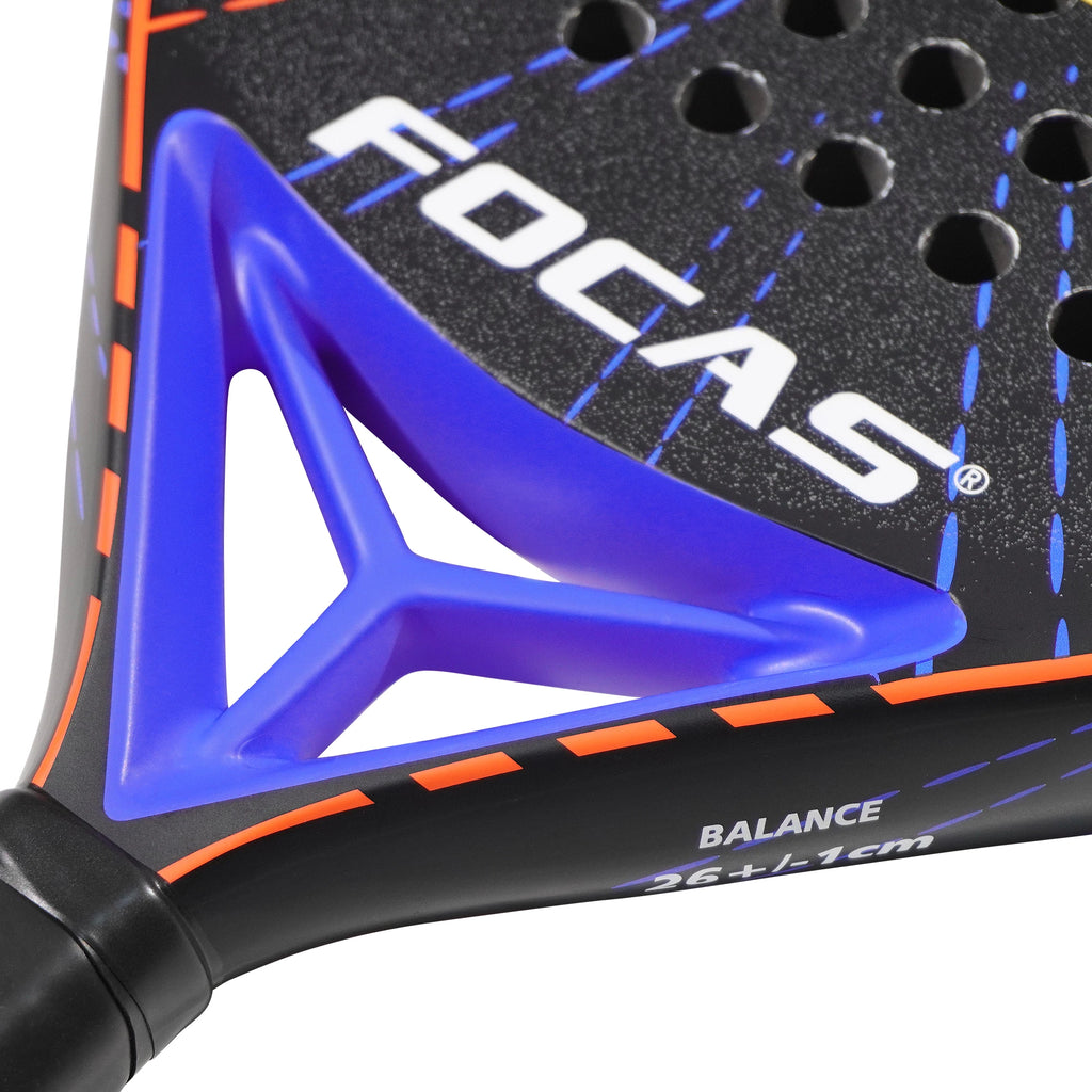 FOCAS 2026 Padel 24K Carbonfaser-Platte Tennisschläger Oberflächenbehandlung