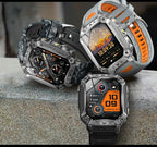 2026 TANK Neue 1400mAh Militär GPS Smartwatch Herren 2.01" AMOLED-Bildschirm 10ATM Wasserdichte Uhr SOS Anruf Taschenlampe Smartwatch iOS