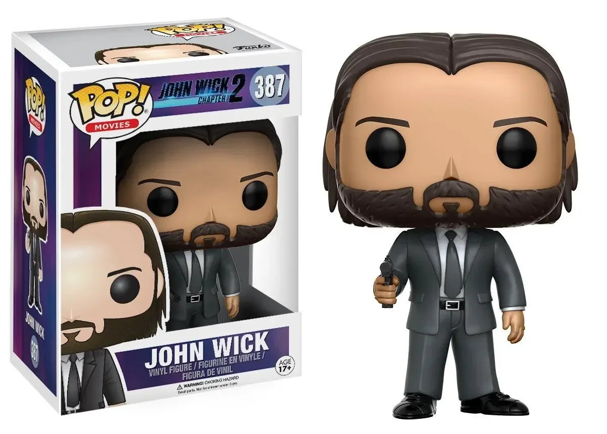 Funko POP JOHN WICK 387# 580# Vinyl-Actionfiguren Sammlermodell für Kinder 10 cm mit Box Weihnachtsgeschenke Spielzeug