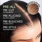 260 % Dichte Echtes HD 5x5 Lace Closure Perücken Super Double Drawn Vietnamesisches Echthaar Kurze BOB Perücke Klebstofffreie Pre-Plucked Lace Perücke