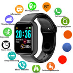 Smartwatch Herren Damen Armbanduhren Smart Watch Nachrichten Fitness Tracker Armband Geburtstagsgeschenk Elektronische Uhr für Android IOS