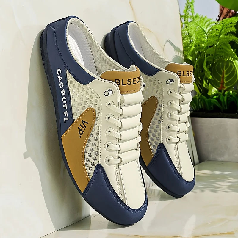 2025 Neue lässige Slip-Ons für Herren – strapazierfähig, bequem, atmungsaktiv und stylische Halbschuhe Hauptbild