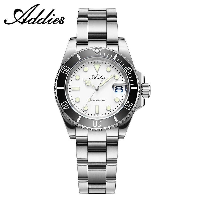 ADDIES Luxus Damenarmbanduhren Elegant Klassische 36mm Business Damenuhr BGW9 Leuchtend Wasserdicht Edelstahl Quarz Damenuhren