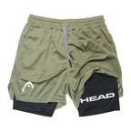 Anime Berserk Herren-Laufshorts Fitnessstudio Training 2-in-1 Sport Schnelltrocknend Workout Jogging Doppelschicht Sommer
