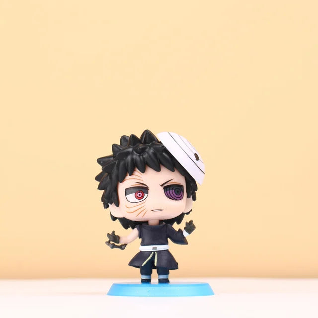 Anime Naruto Actionfigur Naruto Sasuke Kakashi Itachi Modell Spielzeug Desktop Ornament Dekoration Geschenk Junge Mädchen