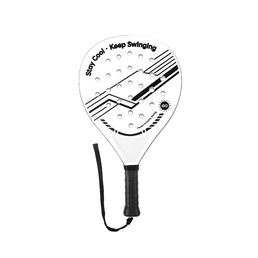 Neueste Tennisschläger 2026 | Padelschläger, aus ultraleichtem Kohlefasermaterial, mit starker Elastizität und guter Qualität