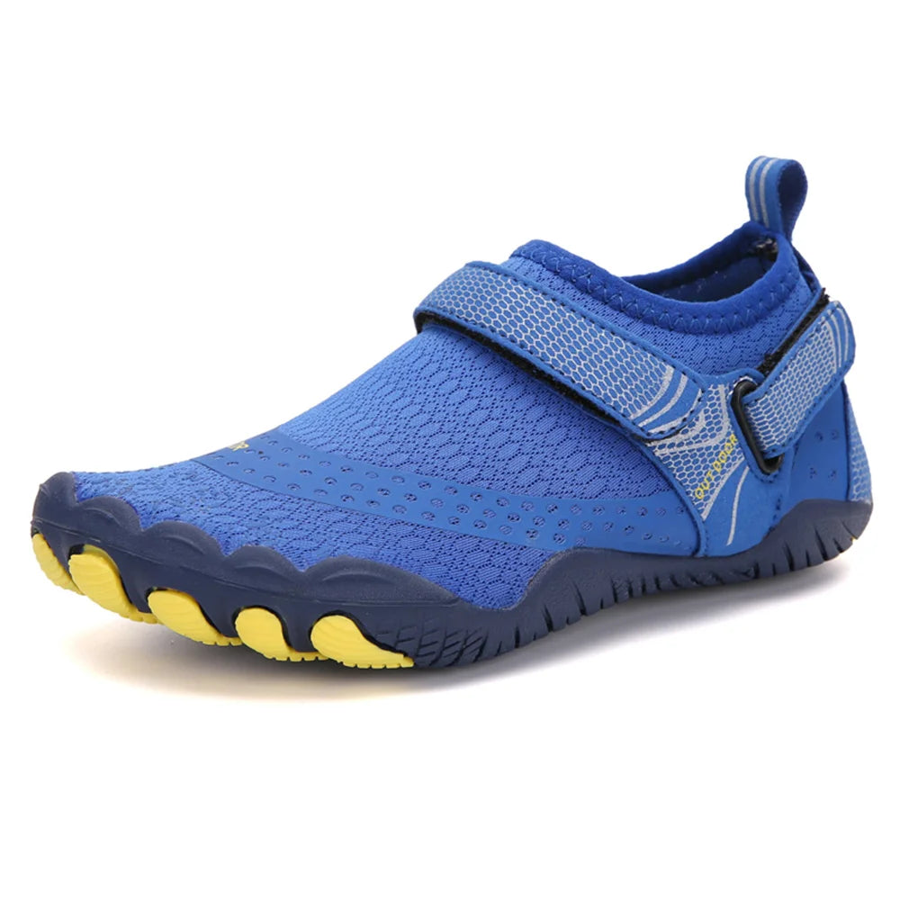 Herren Damen Wasserschuhe Schnell Trocknend Rutschfest Fünf-Finger-Schuhe Outdoor-Watschuhe Schwimmschuhe Barfuß Aquaschuhe Leichte Sneakers