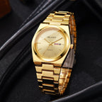 Luxus-Herren-Business-Uhren Kalender Quarz-Armbanduhren Für Herren Uhr Reloj Hombre (Ohne Box)