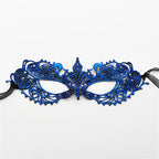 Neue Damen Hollow Lace Gesichtsmaske Maskerade Sexy Cosplay Abschlussball Party Requisiten Kostüm Maske Nachtclub Halloween Schwarze Augenmaske