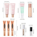 Make-up-Set Anfänger-Kit Grundierung Feuchtigkeitsspendender Concealer Feuchtigkeits-Lipgloss Highlighter-Stift & Rouge Gesichts-Make-up-Sets Geschenk