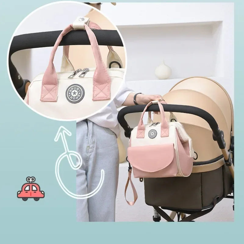 Waterproof Diaper Bag Large Capacity Mommy Travel Bag Multifunctional Maternity Mother Baby Stroller Bags Organizer Mummy Bag Main image