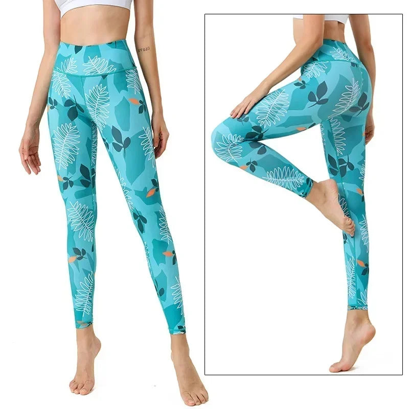 Cloud Hide Yoga Pants Long Sports Leggings Women Fitness Tights Girls High Waist Running Workout Trouser Plus Size Tummy Control