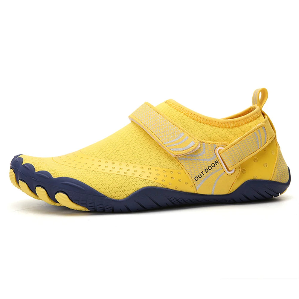 Herren Damen Wasserschuhe Schnell Trocknend Rutschfest Fünf-Finger-Schuhe Outdoor-Watschuhe Schwimmschuhe Barfuß Aquaschuhe Leichte Sneakers