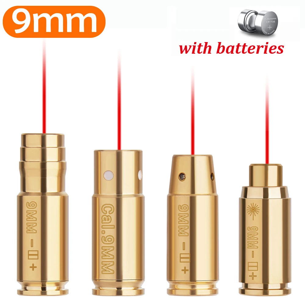 Rotpunkt-Laser-Patronen-Boresighter Kaliber .223/5.56/9mm/308/7.62/.45/30-06 für Zielfernrohre, Jagdwaffenzubehör Hauptbild