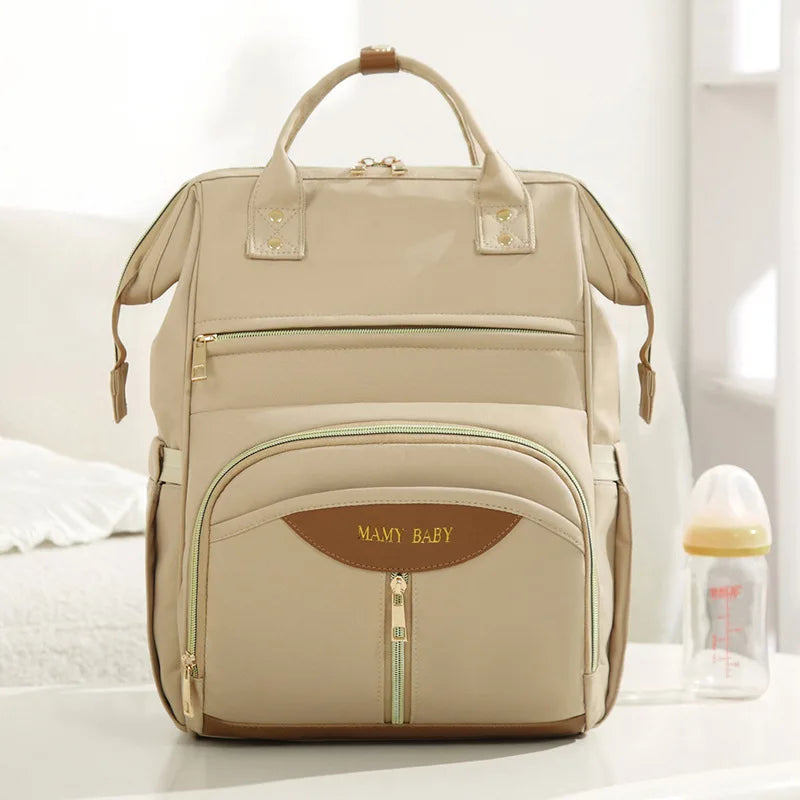 Mode Mama Rucksack Große Kapazität Wickeltasche Multifunktionale Reise Baby Tasche Mutterschaft Rucksack für Frauen Wasserdicht