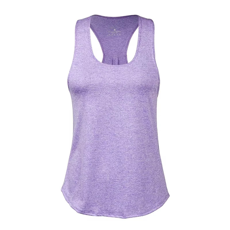 WANAYOU Ärmellose Yoga-Shirts Damen Schnelltrocknendes Running Sport Tank Top Ärmelloses Fitness Gym Workout Top Yoga Weste