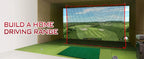 Golfnetz, 3x3 m Golf-Übungsnetz und Sportnetz, hochschlagfestes Golf-Barrierenetz, strapazierfähiges Golfballnetz,