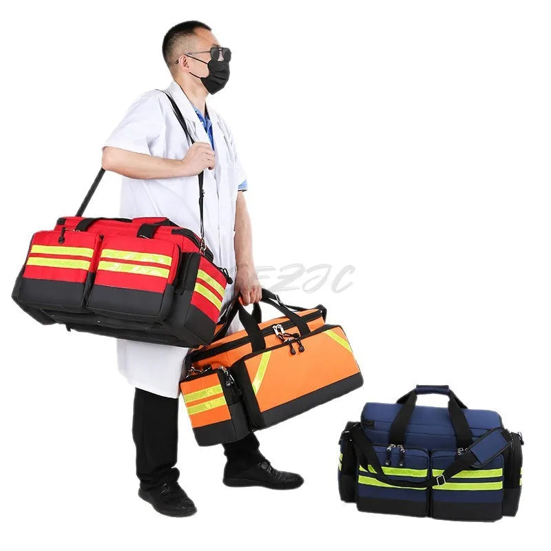 Outdoor 1200D Waterproof Large Capacity First Aid Kit Tear Resistant Oxford Cloth Medical Emergency Kit