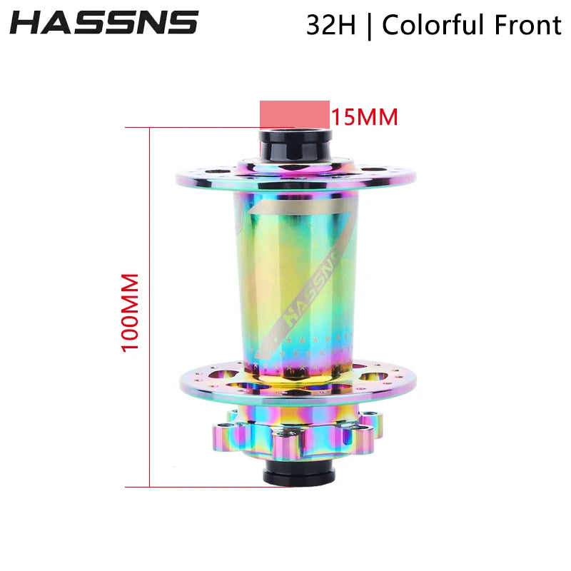 HASSNS Noisy Cube Pro 7 Freilauf MTB Hinterradnabe 32 Loch Dirt Jump Bike Nabe Wechsel Fahrrad Cube 15*100/10*135MM Fahrradbuchsen