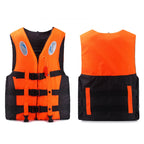 Outdoor Erwachsene Schwimmweste Verstellbarer Auftrieb Überlebensanzug Polyester Kinder Schwimmweste mit Pfeife