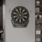 Elektronische Dartscheibe mit 6 Darts Dartboard Innovativer Dartautomat mit 27 Spielmodi & 243 Varianten unterstützt bis zu 16 Spieler