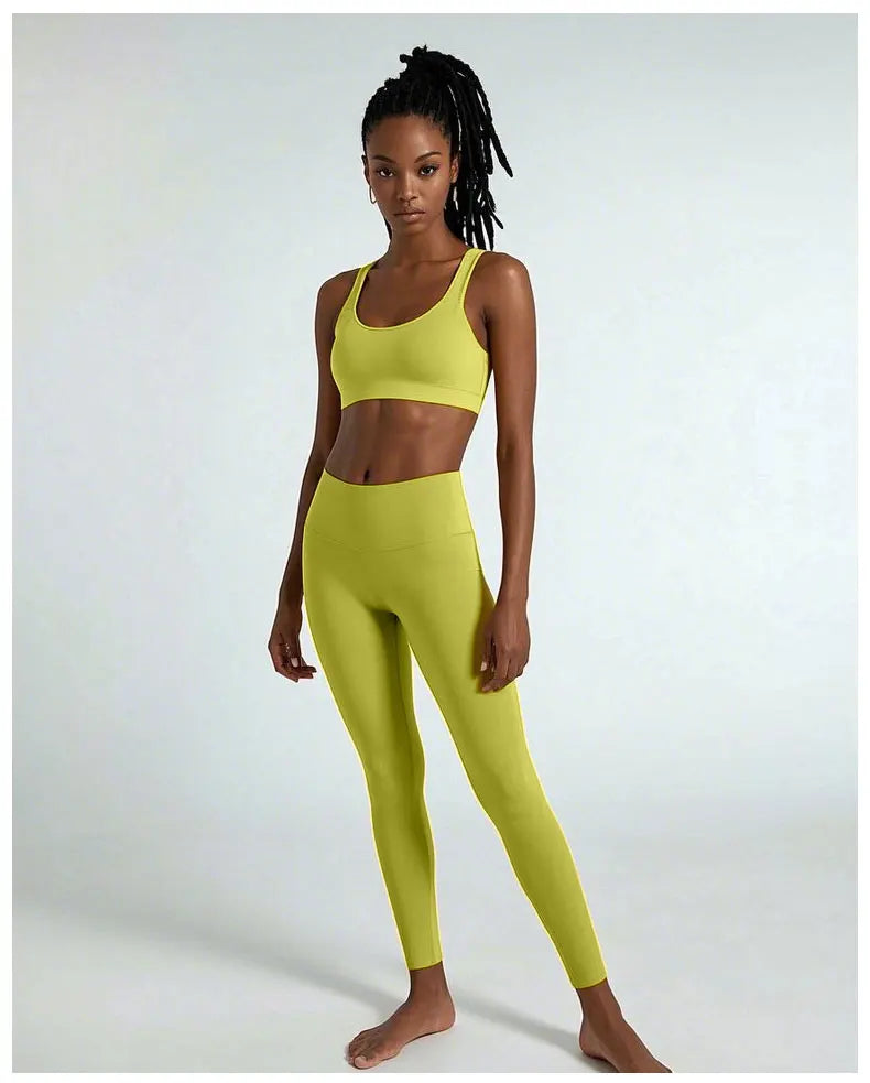 Sommerschlussverkauf High-Waist Yoga-Hose – 4-Wege-Stretch schnelltrocknende Leggings für Laufen Radfahren Fitnessstudio-Training