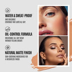 1 Stück flüssige Foundation, langanhaltend, volle Deckkraft, mattierende Creme, CC Foundation Make-up Concealer, natürliche flüssige Basis, feuchtigkeitsspendend