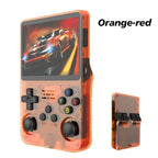 128G R36S Retro Handheld-Videospielkonsole Linux-System 3,5 Zoll IPS-Bildschirm R35s Pro Tragbarer Taschen-Videoplayer 64 GB Spiele