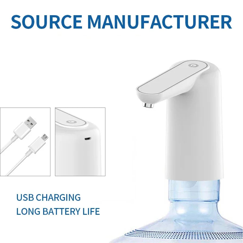 Wasserspender automatisch Mini-Fasswasser elektrische Pumpe USB-Ladung tragbarer Wasserspender Getränkespender