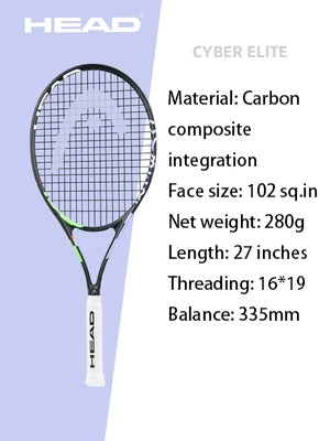 HEAD Carbon Composite Integration Tennisschläger für Anfänger Damen Herren Studenten Einzel-Trainingsschläger