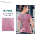 Damen-Sportbekleidung für Fitness, Laufen, Joggen, nahtloses Langarm-Sportshirt für Damen, Yoga-Top, weibliche Workout-Oberteile, T-Shirt