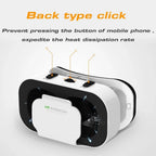 Shinecon 3D VR Brille Virtual Reality Viar Goggles Headset Geräte Smart Helm Linsen für Handy Mobil Smartphones Viewer