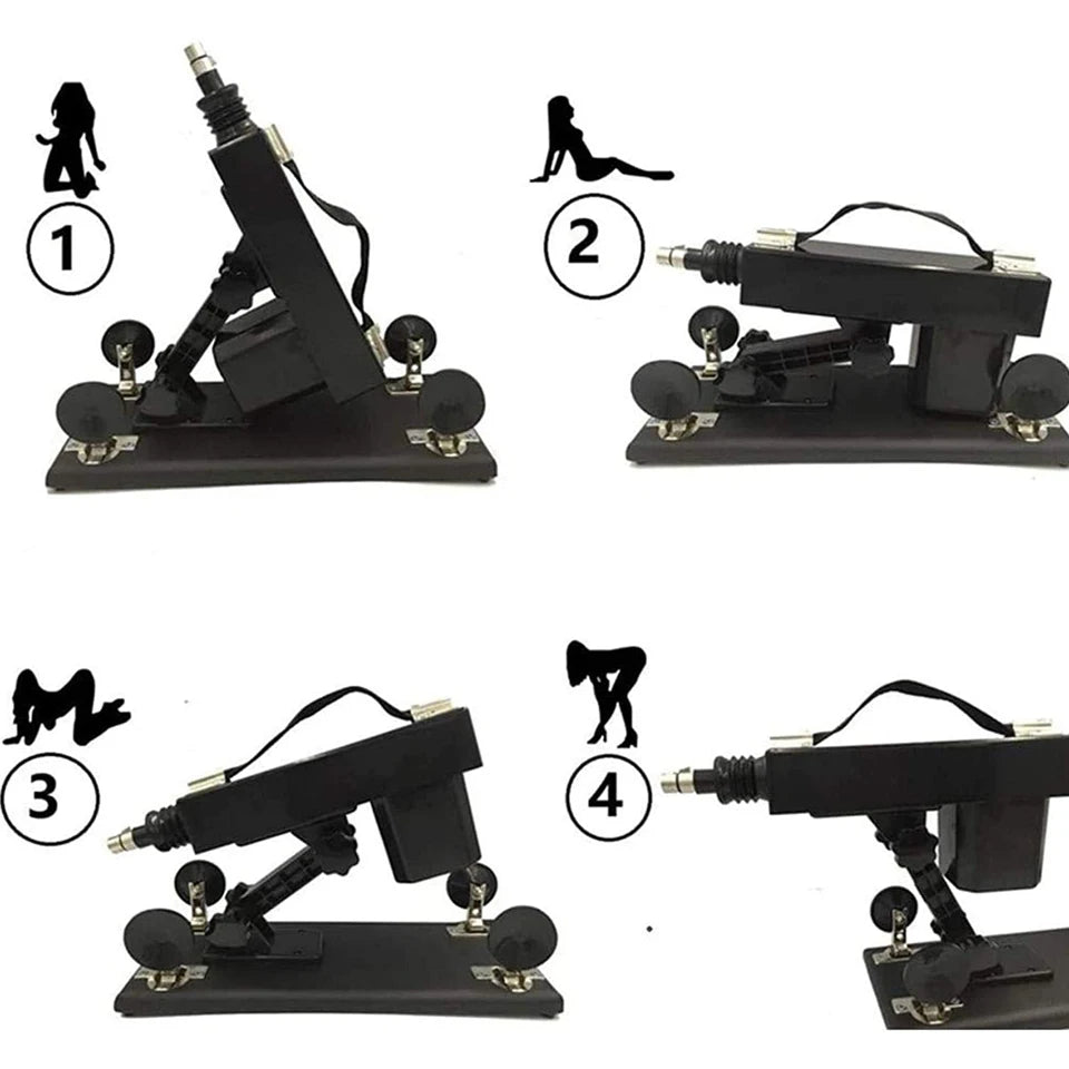 ROUGH BEAST Sexmaschine für Frauen und Männer mit Dildoaufsatz, automatische Masturbationsmaschine, 3XLR-Anschluss, Sexspielzeugprodukte