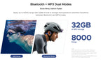 DOOGEE BoneBeat Swim Lite Knochenschall-Sportkopfhörer Bluetooth 5.4 Drahtloser Ohrhörer Wasserdichtes Headset zum Schwimmen