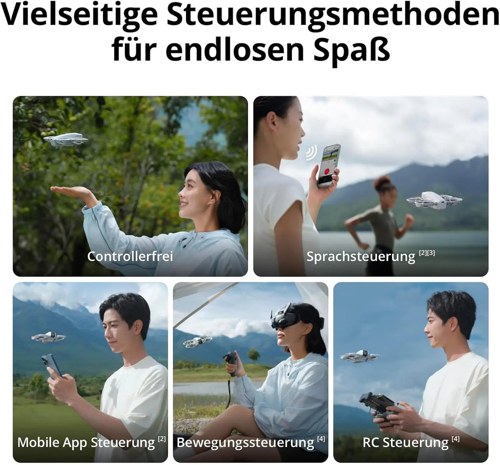 Globale Version DJI Neo Drohne Flugkamera Drohne/Combo 4K Stabilisiertes Video Tragbare Vollabdeckung Propellerschutz