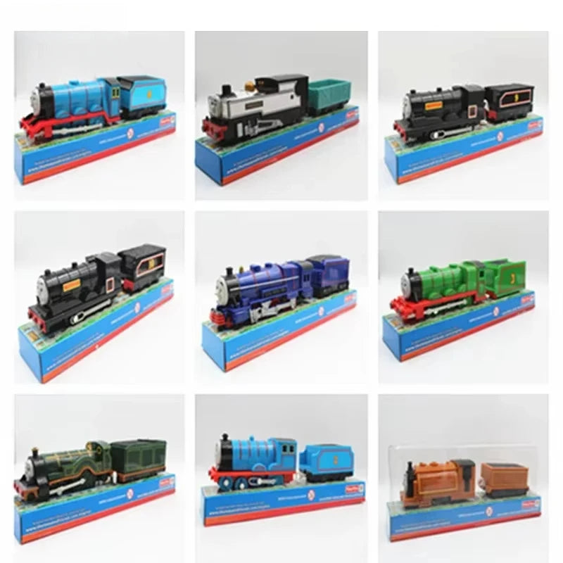 Original Thomas und seine Freunde elektrische Eisenbahn motorisierter Zug Schienenzug Gordon Donald Douglas Freddie Kinderspielzeug für Jungen Kinder