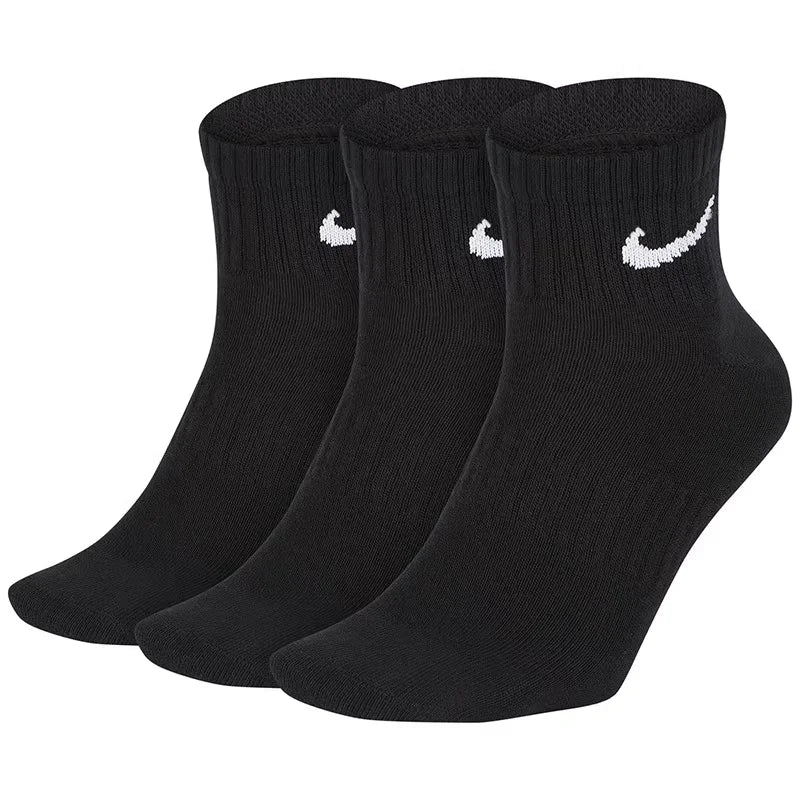 Nike Logo Athletic Hohe Socken Training Wadenhohe Socken Unisex Style Kombipack Weiß SX7676-100