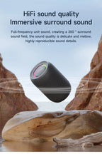 ZEALOT-S32PRO Tragbarer Bluetooth 5.2 Lautsprecher Outdoor Wasserdichter Kabelloser TWS Mini-Säulenlautsprecher Outdoor TF-Karten Boombox