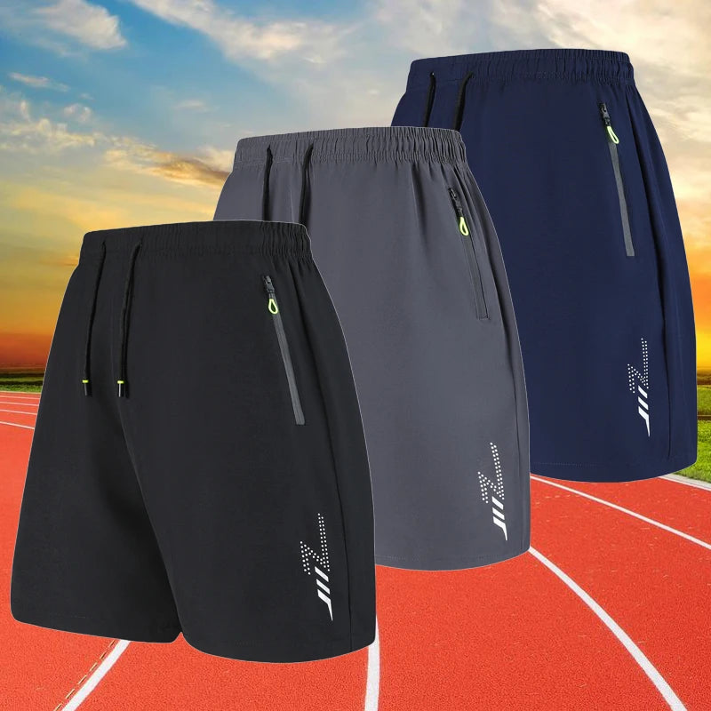 Gym Shorts Herren Sommer Schnelltrocknende Trainingsshorts Fitness Kordelzug Leichte Kurze Jogginghose Männer Workout Bottoms Laufsportbekleidung