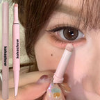 Doppelseitiger Lying Silkworm Eyeliner Pencil Diamond Glitter Matt Aegyosal Pen Aufhellende Creme-Lidschatten-Highlighter-Augen-Make-up