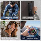 2026Neue Gesundheitsuhr Blutdruck Genaue Messung Smartwatches Herren Harnsäure Blutfette wasserdicht Airbag Smartwatch Damen