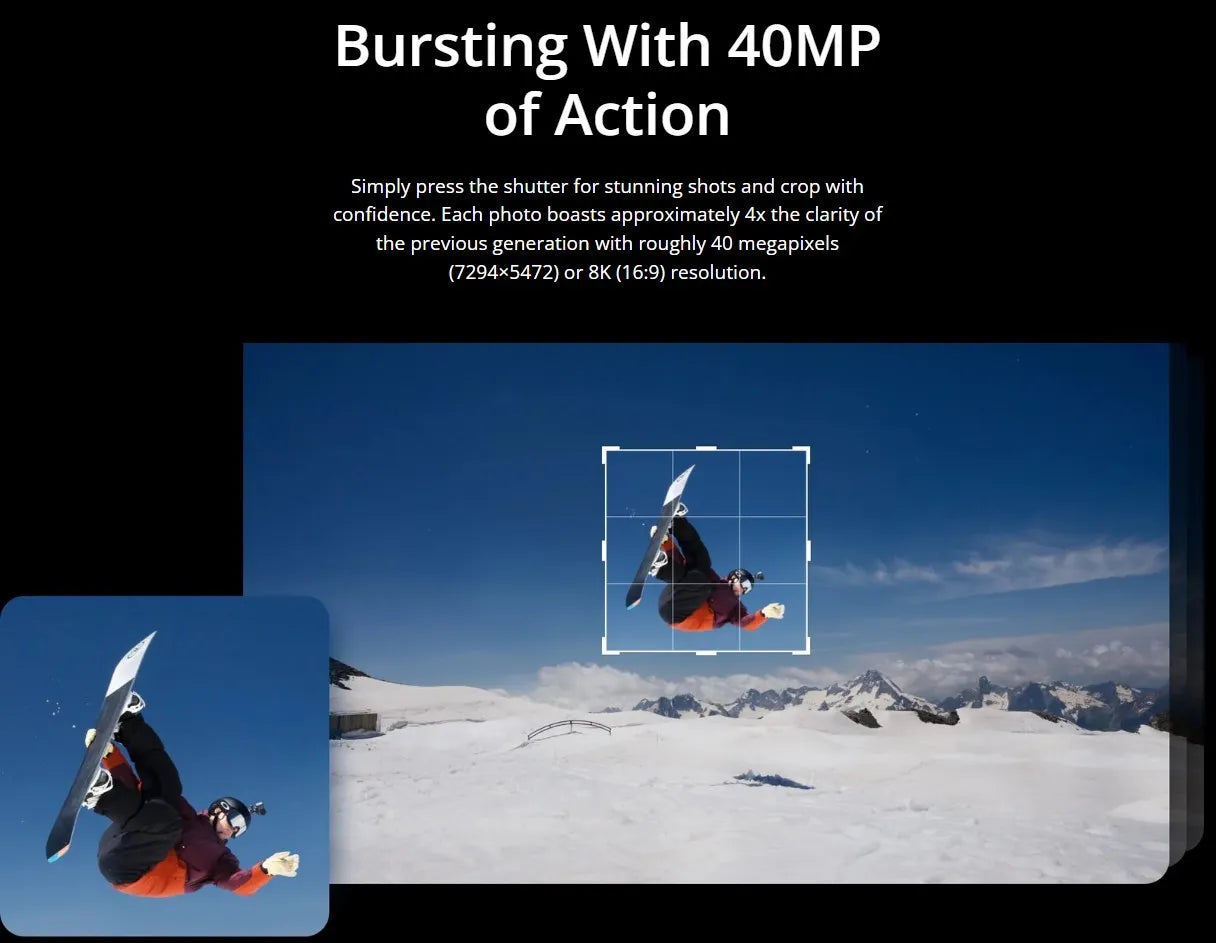 DJI Osmo Action 5 Pro Standard Combo Nächste Generation 1/1.3″ Sensor Klare OLED-Touchscreens 32X Super Zeitlupe