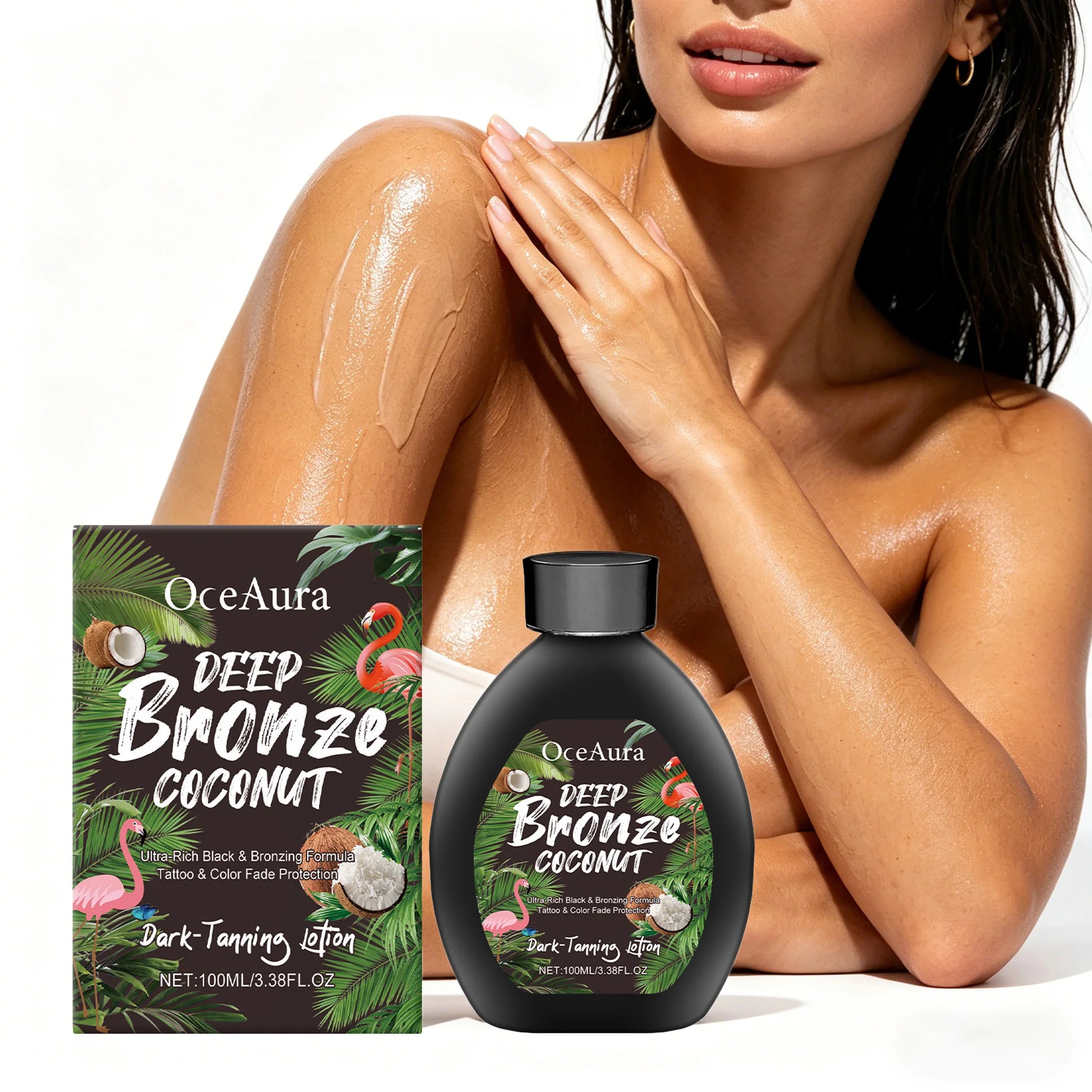 100ML Selbstbräunungslotion Tief Feuchtigkeitsspendend Nicht Fettend Für Gesunden Teint Bronzer Weizenhaut Ohne Sonne Bräunungscreme für den Sommer Hauptbild