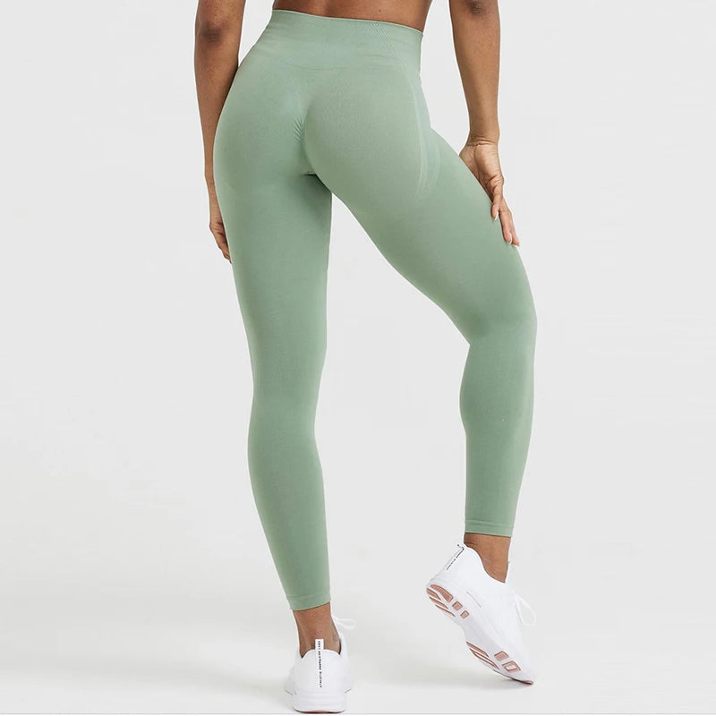 Amplify Mühelose Leggings für Damen, Push-Up-Booty-Leggings, Scrunch Butt, Stretch-Workout-Gym-Tights, Fitness, nahtlose Yogahosen